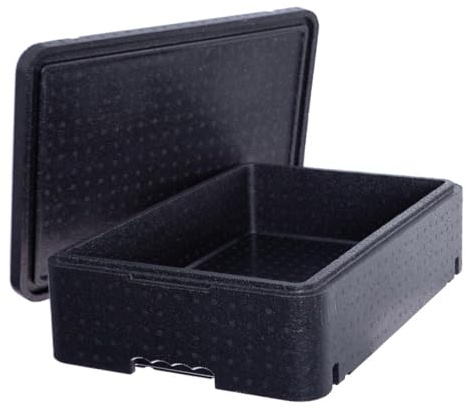 Allpax Thermobox 21 Liter - GN 1/1 mit Deckel - 60 x 40 x 16,6 cm - mit Griffmulden - Isolierbox, Kühlbox, Warmhaltebox