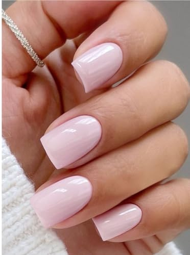 JMEOWIO Gel Semicurado de Pegatinas Rosa Claro Gel Semi-Curado Nail Art Stickers Decoración