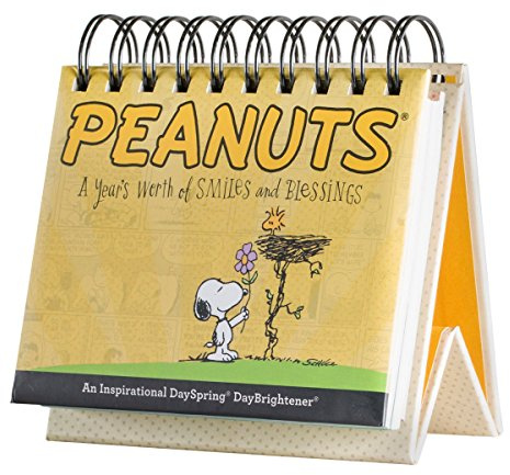 Dayspring Evighetskalender – Peanuts/Snobben – Smiles and Blessings/leenden och välsignelser (75668), gul