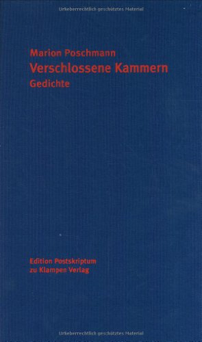 Verschlossene Kammern: Gedichte (Lyrik Edition. Stiftung Niedersachsen)