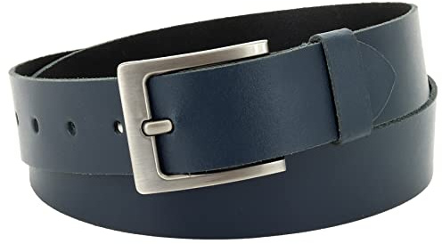Vascavi Ledergürtel, 4 cm breit, Echtes Leder, Unisex Gürtel für Damen und Herren, MADE IN GERMANY, AM51-SL