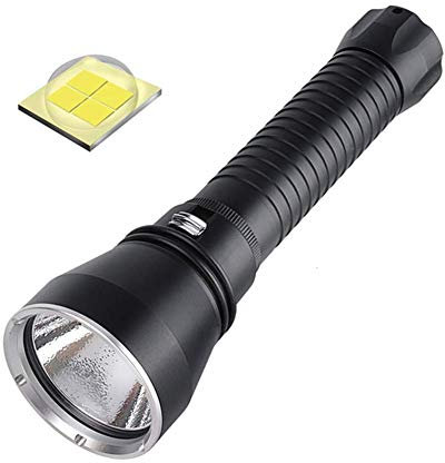 HMTE 70.2 Torcia Subacquea a LED Giallo/Bianco Torcia Subacquea 100M 26650 Torcia Ricaricabile ad Alta Potenza per Pesca Subacquea, torce (Luce Gialla)