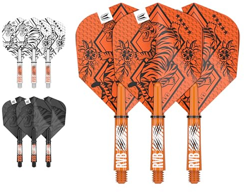 Target Darts Raymond Van Barneveld Ink Design No.6 Dartflüge Schäfte Vorbauten - 3er Pack