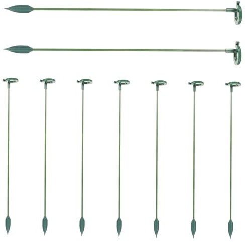 Gogogmee 10stücke Pflanzenstützstäbe Aus Abs-Material Für Topfpflanzen Blumen Und Orchideen Stabilen Halt Für Kletterpflanzen Und Rankpflanzen