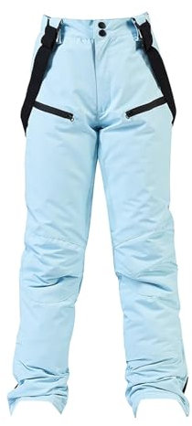 BOTCAM Skihose Damen Mit HosenträGer: Wanderhose Schneehose Outdoor Winddichte Softshellhose Snowboardhose Winterhose Winter Warm Skilanglaufhose Hosenträgerhose Ski Outdoorhose Trekkinghose