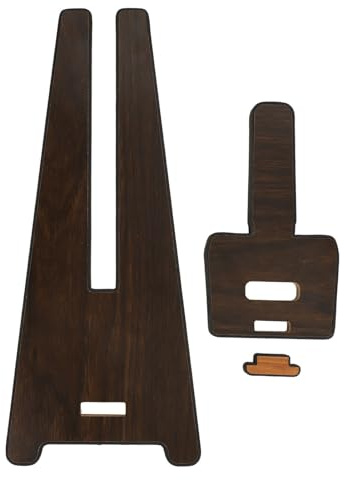 Soporte para Instrumentos de Viento Electrónicos Estructura de Marco X Acolchado de Espuma Suave de Palisandro Soporte Universal Portátil, Diseñado para Acomodar la Mayoría de