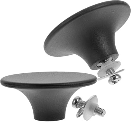 BESTYASH Poignées de Couvercle de Casserole en Bakélite 2 Pièces Vis Solides, Usage Polyvalent pour Cuisson et Cuisson Vapeur Sécurisée