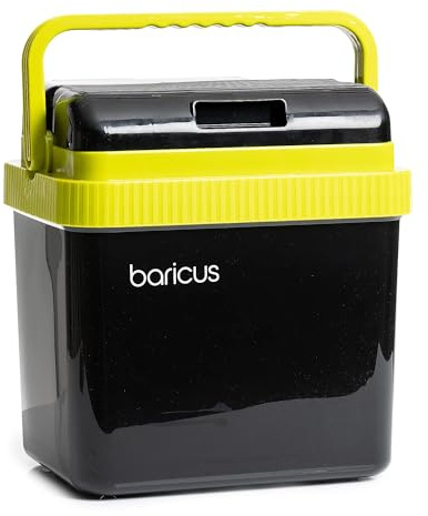 Baricus Akku-Kühl-/Wärmebox 24 l – Dual Power 18V/12V – tragbare Thermoelektrische Box für Auto, Camping, Ausflüge – Kühlfunktion & Warmhaltefunktion - B-Ware