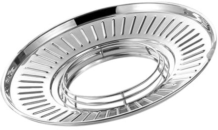 SMASOLO Stylish Oil Drain Plate for Frying Deep Fryer Strainer Engine Oil Drain Pan Food Residue Filter