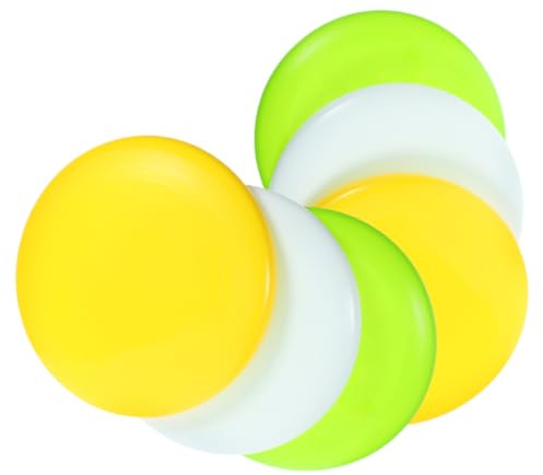 Mikikit 6 Stück Golfscheiben aus Pe für Scheibe Golf Anfänger und Profis Kleine Scheiben Einfach zu Benutzen Nicht Verformbar für Zuhause und Golfplatz