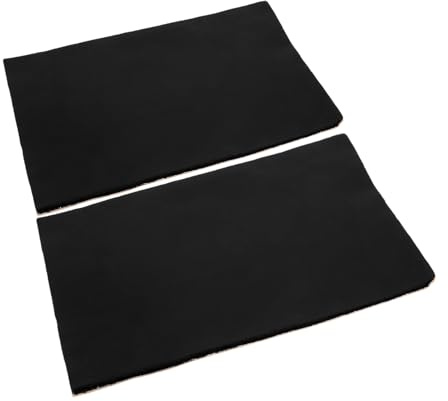 TOBBOMEY 2pièces Tapis Insonorisants Pour Voiture Isolation Phonique Pour Capot Plafond Porte Du Bruit Et Anti-vibrations