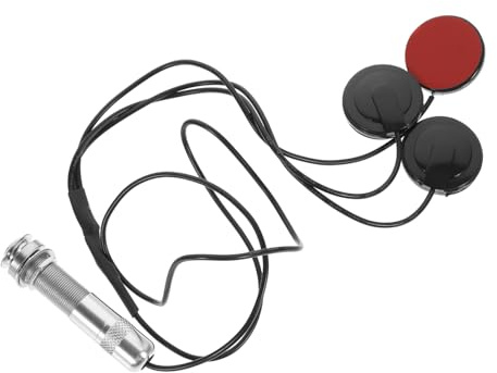 BESPORTBLE Tonabnehmer für Guzheng Piezo Wandler mit 3 Kontakt Vibrationspads Präziser Klang und Feintuning Musikzubehör