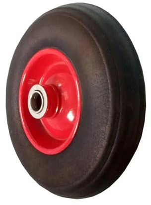 Industriell handvagn tiger med massivt hjul, litet järn tyst gummipulver, 350-4, 1 st