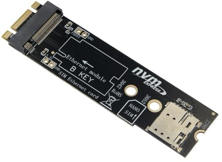 Fegtrtyoa M. 2 NVME M-Key oder B-Key Adapter Karte mit SIM Karte Slot 4G 5G Netzwerk Karte M. 2 B-Key