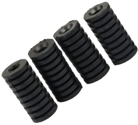 OFFSCH 4 Protectores de Palanca de Cambios de Motocicleta en Goma Antideslizante Negra, Cubierta para Pedal de Cambio, Accesorio para Moto, Protector de Zapata Resistente para Uso Motero