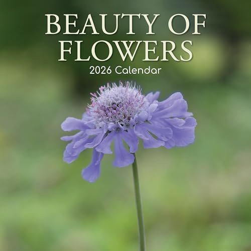 TGSC | Skönheten av blommor 2026 kalender 16 månader (sept 2025-dec 2026) Familj fyrkantig väggkalender 2026 UK | Planerare med stort rutnät för hem- eller kontorsorganisation - 2026/2025 kalender UK