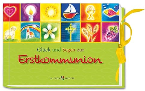 Glück und Segen zur Erstkommunion: Mit integriertem Kuvert für einen Gutschein oder ein Geldgeschenk