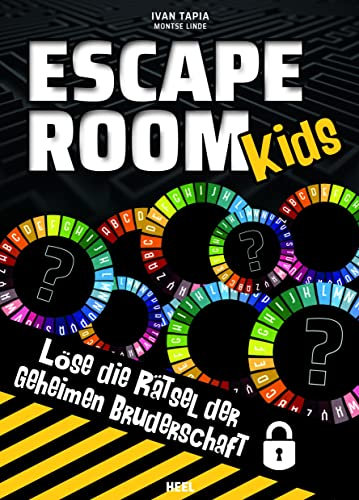 Escape Room Kids: Löse die Rätsel der geheimen Bruderschaft. Das ultimative Rätselbuch