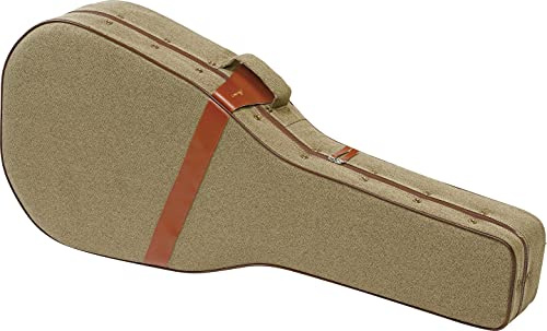 Ibanez FS40DA Foamed Case Renewed with Tweed Exterior for AW/AVD/V/PF/PF1512 | Tweed-Bezug mit Leder-Applikationen, Einlage aus Schaumgummi für optimalen Schutz, Leicht zu transportieren, Gewicht: 2360 g