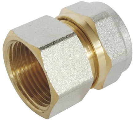 SOMATHERM FOR YOU - / 3717-20-20 - Compression Gerade Verschraubung für Ø20 Mehrschichtiges Rohr - Female 20/27 (3/4 '')