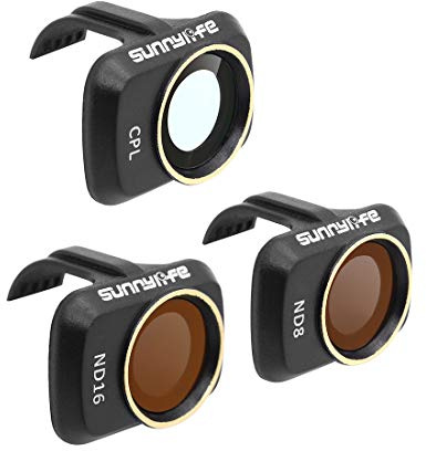 Hensych Kameraobjektivfilter für Mavic Mini/Mavic Mini 2/Mini SE Drone, MCUV CPL ND NDPL Filter Hohe Durchlässigkeit Integrierter Modellierungsrahmen(CPL+ND8+ND16)