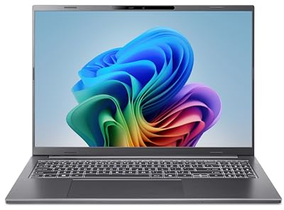 Acer Aspire 16 AI | Laptop | Ryzen AI 5 | 16GB | 512GB | mit Netzteil | 16 120Hz Display | AMD Ryzen AI 5 330 | 16GB RAM | 512GB SSD | Radeon 820M | Windows 11 | QWERTZ Keyboard | A16-61M-R98E