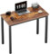 SogesPower Escritorio de computadora, Escritorio para Oficina, Mesa de computadora portátil PC, Estación de Trabajo, 80 x 40 x 75 cm, Vintage Negro
