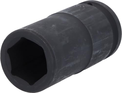 BRILLIANT TOOLS BT025607 3/4 Zoll Kraft-Stecknuss Sechskant, 27 mm, l ang [Powered by KS TOOLS]