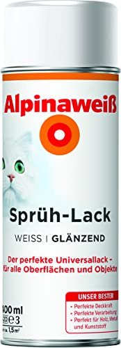 Alpinaweiß Sprüh-Lack 400ml glänzend