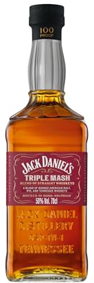 Jack Daniel's Triple Mash Blended Whiskey 0,7 l - 50% Vol. | Für Whiskey-Entdecker mit Anspruch; Honigsüße gepaart mit würzigem Roggen und trockener Eiche; charaktervoller Blend