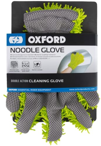 Oxford Gant de Lavage en Microfibre Vert pour Moto Voiture vélo