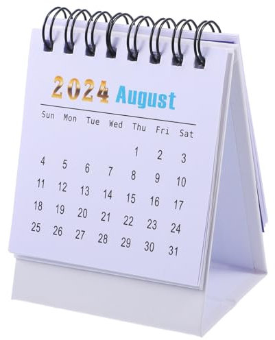 HAPINARY Mini Kalender Tischkalender Klappkalender Für Schreibtisch Monatskalender Standkalender Bürokalender Miniatur Kalender Kalendertisch
