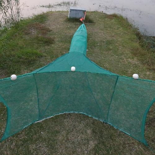 Fischfalle Köderfischreuse Krebsfalle Reusen für Fischfang Faltbare Krabbenfalle mit Schwimmer und Ketten Geeignet für Fischerei, Garnelen, Krabben
