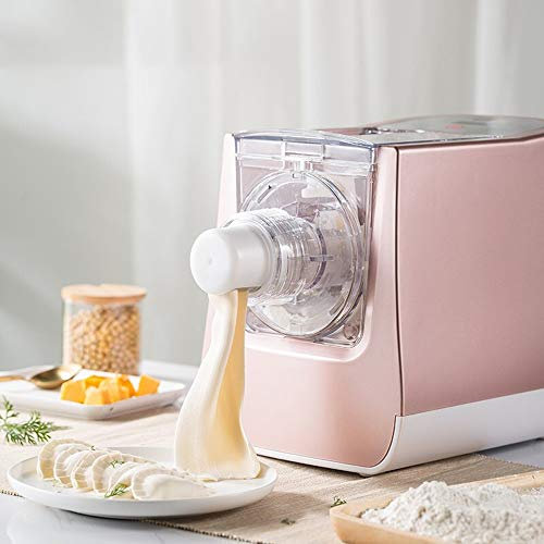 Professional Pasta Maker Machine Home Intelligent Automatic Noodle Machine Vertical Outer Electric Noodle Pressing Machine Fresh Cutter (Color : Pink, Size : 19x20x15.5CM) (Pink 19x20x15.5CM) (Pi