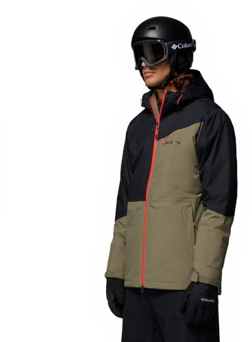 Columbia Herren Iceberg Point 2 Jacket Skijacke, stone green, black, M