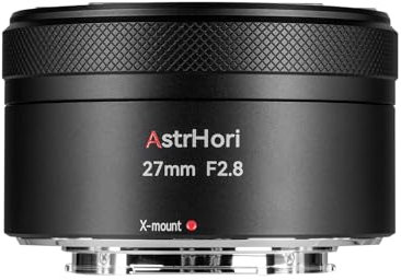 AstrHori AF 27mm F2.8 Auto Focus APS-C Large Aperture Prime Lens Ultra-Compact Pancake Lens for Fuji X Mirrorless Camera X-H,X-T,X-S,X-PRO,X-E,X-A,X-H1,X-H2,X-H2S,X-T5,X-T4,X-T3,X-T50,X-T30(Black)