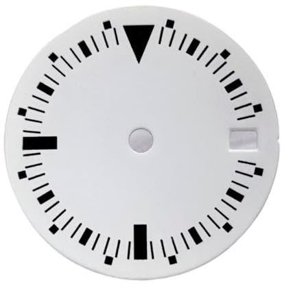 WENH 28,5 mm urtavla NH35 urtavla svart/sandfärgad yta vit urtavla klocktillbehör(White)
