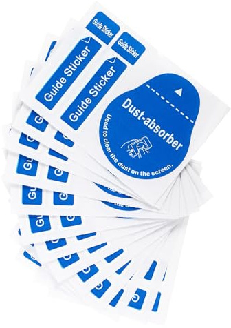 LOPUNER 200pcs Phone Screen Dust Absorber Stickers for Screen Protector Installation for Mobile Phones Tablets