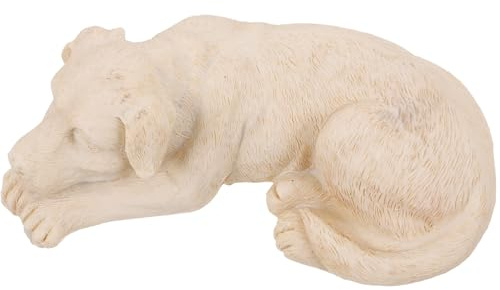 Beaupretty Piedra Conmemorativa de Resina para Mascotas Diseño Beige, Estatua para Jardín Exterior, Adecuado para Memorializar a Perros y Mascotas Colocación Estable