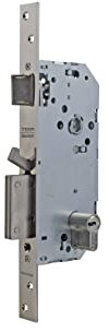 Tesa Assa Abloy R200NT67N Cerradura De Seguridad Monopunto de Embutir Para Puertas Niquelado Cilindro 30 x 40 mm R200N