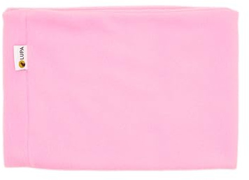 Lupa Scaldacollo in pile a doppio strato fatto a mano per bambini – scaldacollo per ragazzi e ragazze – foulard in pile per l'inverno, Colore: rosa., Small (2-6)