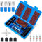 Romon Kit di Riparazione Pneumatici, 48PCS Kit di Riparazione di gomme Heavy Duty, Moto Kit Ripara Pneumatici Gomme Professional Kit di Riparazione, per Motocicli, Auto, Camion, Jeep
