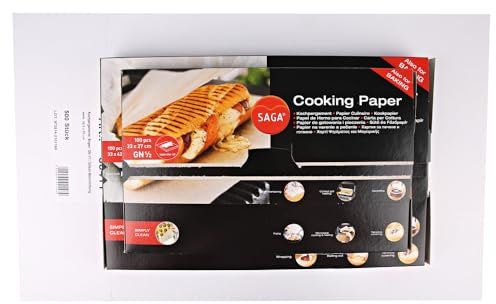 FRANZ MENSCH 500 Stück Kochpergamente, Bogen | Silikon-Beschichtung, weiß, L: 32,5cm, B: 53cm, Backpapier,Silikonmatte,Pergamentpapier