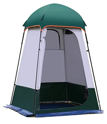 FLNOZAMZ Outdoor Bath Changing Tent, Durable Tote Bag, Portable Shower Tent for Privacy, Suitable for Outdoor Camping and Beach (dark green)