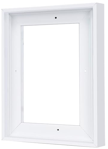 VAREIHNAZ Canvas Floater Frame for 9x12 Canvas Paintings,Canvas Frames,Floating Frames for Wall Decor (White) | VAREIHNAZ Canvas Floater Frames for 9x12Canvas Paintings,Floating Frames for Wall Decor,No Glass or Back(White)