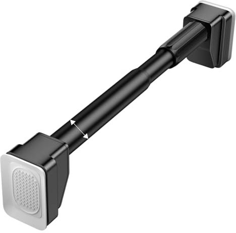 Bastone per tenda senza foratura, asta a tensione regolabile per tende, supporta fino a 245 kg, lunghezza 40-500 cm, diametro, facile installazione, perfetta per bagno, armadio, gazebo