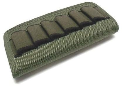 Porta colpi Vega cordura 2P54 per fucile calibro 12 VERDE
