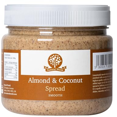 Nutural World - Smooth Almond and Coconut spread (1kg) Great Taste Award winner