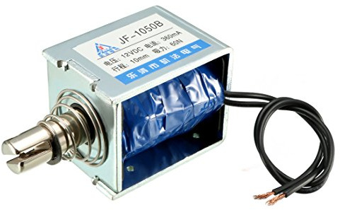 sourcing map DC 12V 360mA 60N 10mm Ziehen Drücken Typ Linie Bewegung Magnet | Elektromagnet, DE DE