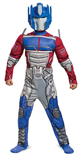 Disguise Kid's Transformers Optimus Prime Muscle Costume - Child Optimus Cosplay Outfit - Boys & Girls Transformers Costumes S